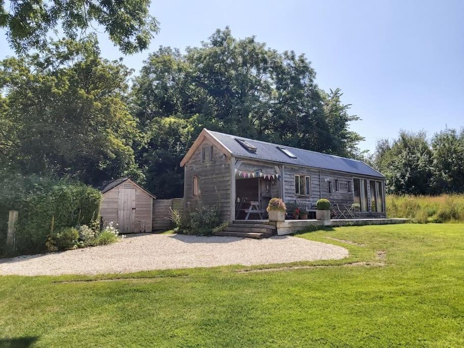 Log Cabin At The Old Summer Dairy Glastonbury Somerton  Exteriér fotografie
