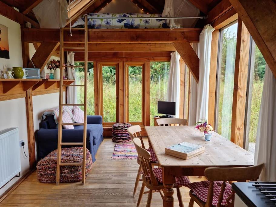 Log Cabin At The Old Summer Dairy Glastonbury Somerton  Exteriér fotografie