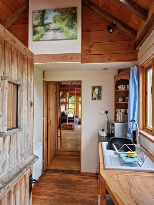 Log Cabin At The Old Summer Dairy Glastonbury Somerton  Exteriér fotografie
