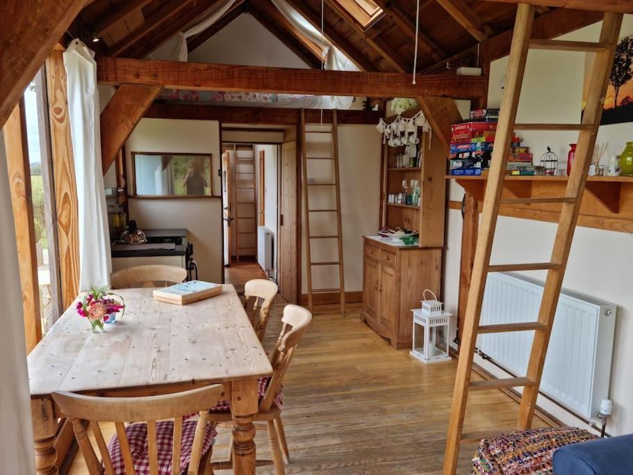Log Cabin At The Old Summer Dairy Glastonbury Somerton  Exteriér fotografie