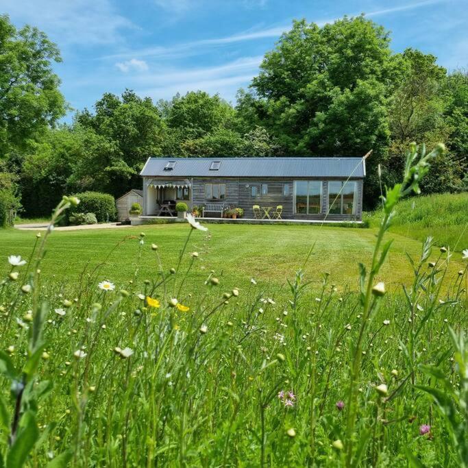 Log Cabin At The Old Summer Dairy Glastonbury Somerton  Exteriér fotografie
